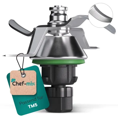 Immagine prodotto di Miscelatore alternativo per Thermomix TM5, in acciaio inossidabile, versatile e sicuro