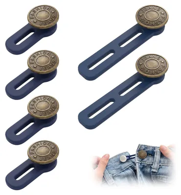 6 Knopfverlängerer für Hosen, Taillenverlängerer für Jeans