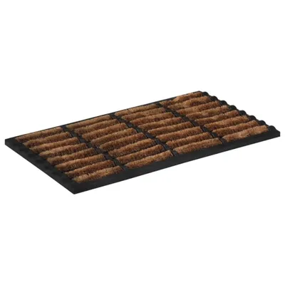 Produktbild von vidaXL Fußmatte Rechteckig 45x75 cm Gummi und Kokosfaser