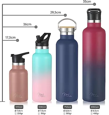 Thermosflasche mit Strohhalm 350 ml, Hauptbild