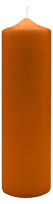 Produktbild von Spitzkopf Stumpen Kerzen Cotto 25 x Ø 7 cm, 6 Stück