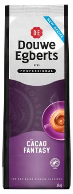Produktbild von Douwe Egberts Cacao Fantasy RA Kakaopulver 1000g, aromatisch & cremig