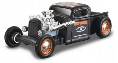 Produktbild von Maisto Chevy Pickup 1936 Harley-Davidson Modellauto 1:64