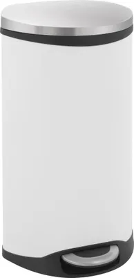 Produktbild von Shell Bin 30 Liter, EKO - Weiß, Matt Edelstahl