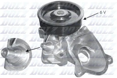 Produktbild von DOLZ B236 Kühlmittelpumpe Wasserpumpe für BMW 3 Touring (E91) 3 Limousine (E90) X3 (E83)