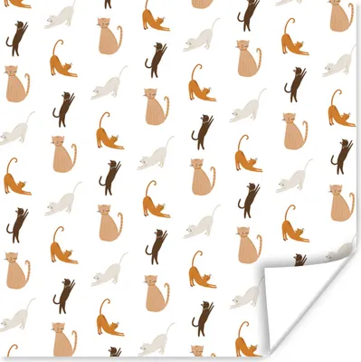 Produktbild von MuchoWow® Poster Haustiere - Farben - Muster 30x30 cm - Wandposter - Printing