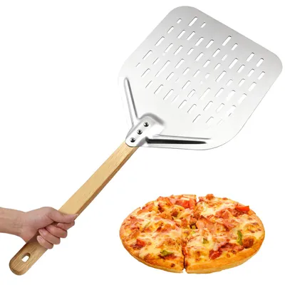 Pizzaschep aus Aluminium, 30,5 cm, abnehmbarer Griff