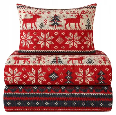Produktbild von Strefa Spania Bettwäsche Set 140x200 Weihnachten Baumwollsatin