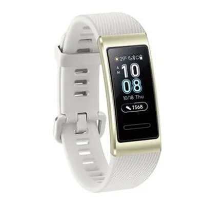 Produktbild von Huawei Band 3 Pro, Aktivitäts-Trackerarmband, 2,41 cm (0.95"), AMOLED, 100 mAh, Wasserfest, Weiß-Gold