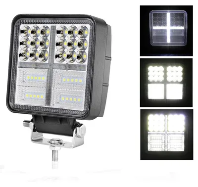 Obrázek produktu pro Výkonný LED reflektor 162 W, 54 LED diod, pracovní světlo, záplavové světlo, zadní světlo, 12 V/24 V
