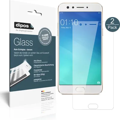 Produktbild von NBR 2x dipos Glass klar Oppo F3