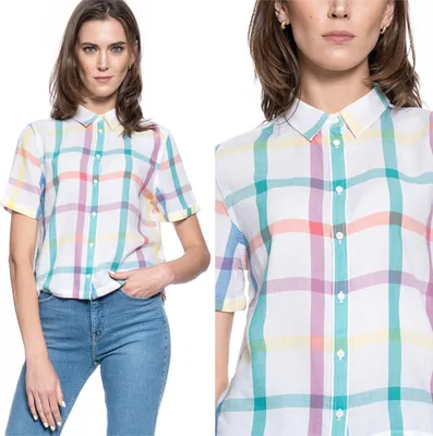 Immagine prodotto di Wrangler Donna Camicia a maniche corte Bianco W5R1SH9999 1130305