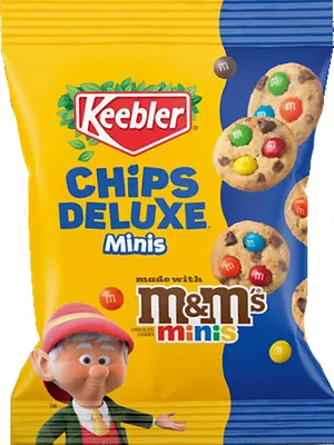 Produktbild von Keebler Chips Deluxe Minis Cookies with M&M's Minis (30 x 45g)