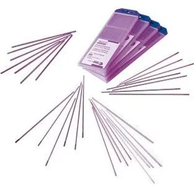 Image de 10 électrodes tungstène CERIUM 2 % diamètre 1,6x150mm - ABICOR BINZEL - 700.0176