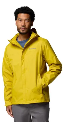 Image de Veste de pluie Columbia pour hommes, imperméable, couleur Antikmoos, taille S