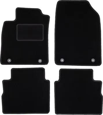 Image de Tapis en velours noir pour : Opel Vectra C Break (2003-2008)