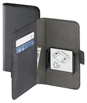 Produktbild von Hama Smart Move - Carbon, L, Folio, Jede Marke, 11,4 cm (4.5"), Karbon, Grau