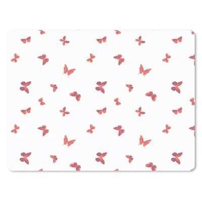 Produktbild von MuchoWow® Mauspad Mousepad Schmetterlinge - Muster - Tiere 40x30 cm - Mousepads - Maus Mat - Pad - Mausunterlage - Anti Rutsch