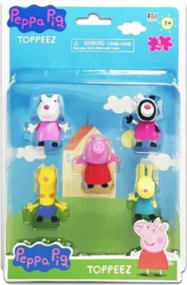 Produktbild von Peppa Pig Bleistiftfiguren – Kleine Figuren zur individuellen Gestaltung von Stiften