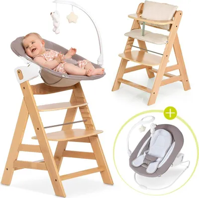 Produktbild von Hauck Alpha Plus Natur Newborn Set Deluxe - 4-tlg.
