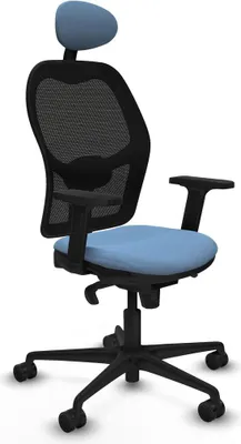 Image de Chaise de bureau avec appui-tête Jorquera Piqueras y Crespo 2D036N1 Bleu ciel