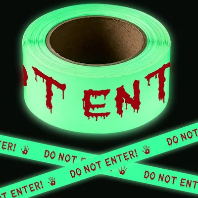 Produktbild von Halloween Absperrband 5M Outdoor Gruselig mit Licht