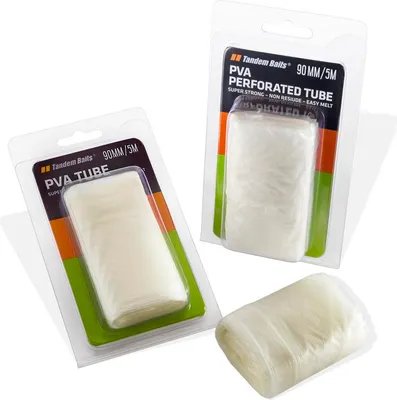 Produktbild von Lösliches PVA Lochrohr 90 mm x 5 m für Angelköder und Futterbeutel zum Karpfenangeln