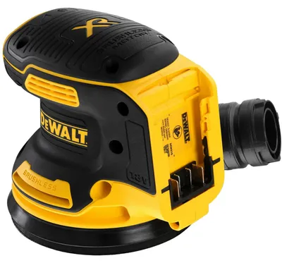 Obrázok produktu pre DeWALT DCW210NT-XJ, Excentrická brúska, Čierna, Žltá, 8000 ot/min, 12000 ot/min, 12,5 cm, Batérie