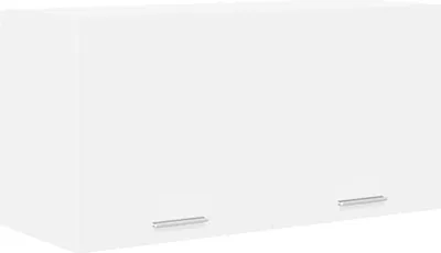 Obrázek produktu pro vidaXL Nástěnná skříňka s úložným prostorem Bílá 80 x 31 x 40 cm Materiál na bázi dřeva