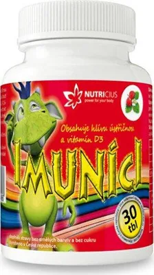Produktbild von Imuníci – Austernpilz mit Vitamin D für Kinder, 30 Tabletten