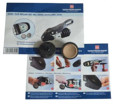 Produktbild von Reibbelag-Satz Winterhoff WS 3000 ab Bj. 08.2002 + WS3500 Antischlingerkupplung