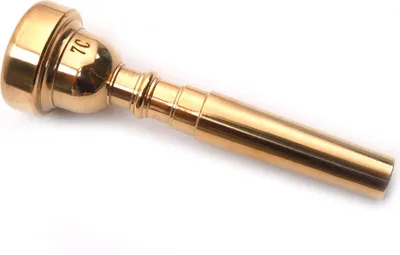Zdjęcie produktu dla Ustnik do trąbki akcesoria do instrumentów muzycznych pozłacany 7C