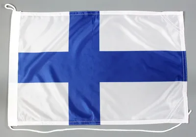 Produktbild von Bootsflagge Finnland 30x45 cm Motorradflagge Bootsfahne