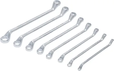 Produktbild von BGS 1213 Doppelringschlüssel-Satz, verkröpft, 6x7-20x22 mm, 8-tlg.
