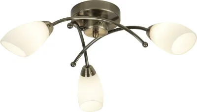 Zdjęcie produktu dla Lampa sufitowa, mosiądz antyczny, 50 cm, seria OPERA