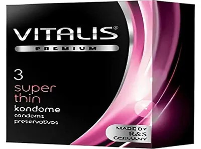 VITALIS Vitalis super thin, lot de 3 préservatifs, 3 pièces – photo 1
