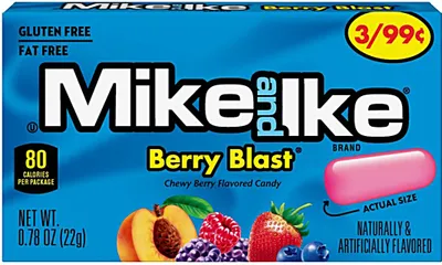 Produktbild von Mike and Ike Berry Blast (24 x 22g)