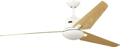 Immagine prodotto di Ventilatore da soffitto a risparmio energetico con luce e telecomando Eco Aviatos 162 cm Bianco / Acero