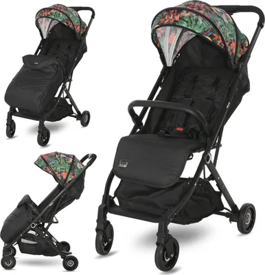Produktbild von Lorelli Kinderwagen Myla, Reisebuggy mit Liegeposition, Baby Buggy mit Liegefunktion klein, Leicht, Nur 7 kg, Kinderbuggy klappbar bis 15kg, Bunt