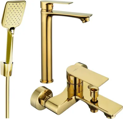 Immagine prodotto di Mexen Royo R62 set da bagno, oro - 72213R62-50