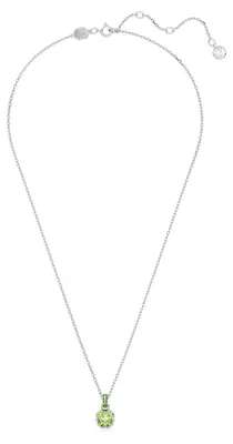 Zdjęcie produktu dla Naszyjnik Swarovski z zawieszką Birthstone August Cushion Cut Green 5651706