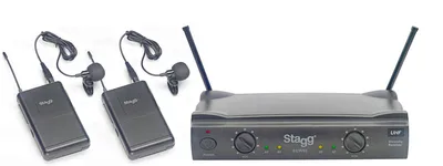 Produktbild von UHF True Diversity 2-Kanal-Ansteck-Mikrofon-Funksystem