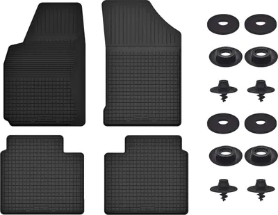 Produktbild von Gummimatten Mit Stoppern Für: Ford Ranger (2012-2019) Schwarz Set
