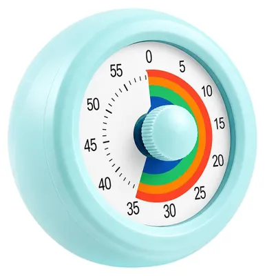 Productafbeelding van Visuele Countdown Timer voor Kinderen en Volwassenen - 60 Minuten (Blauw)