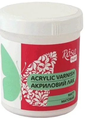 Obrázek produktu pro Akrylový lak na dekorace ROSA TALENT, matný, 100 ml