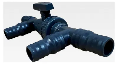 Produktbild von Solarweiche 2-Smart Set | Anschluss für 32 mm und 38 mm Verbindungen | Solar Poolheizung für Schwimmbecken und Teich mit Wärmepumpe Bypass