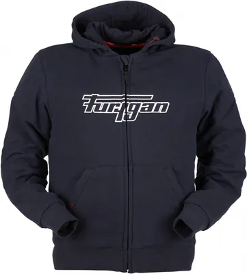 Produktbild von Furygan Luxio Evo Motorrad Zip Hoodie, blau, S