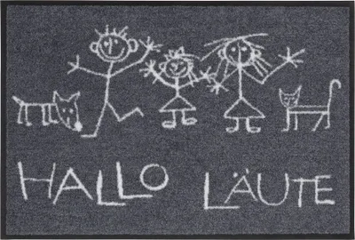 Produktbild von Salonloewe HALLO LÄUTE Fußmatte Wohnmatte 50 x 75 cm