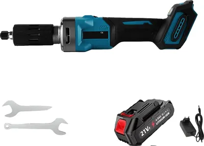 Produktbild von Die Grinder, bürstenloser Motor, stufenlose Geschwindigkeitsregelung, 1 Batterie, EU