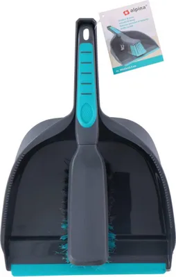 Image de Alpina Pelle Et Balai Gris Turquoise